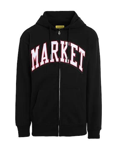 Black Sweatshirt Hooded sweatshirt MARKET ARC ZIP-UP HOODIE

