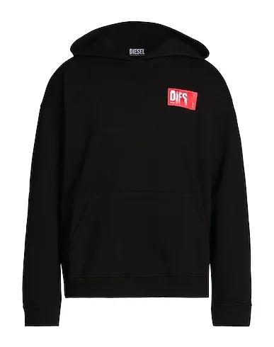 Black Sweatshirt Hooded sweatshirt S-NLABEL-HOOD

