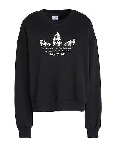 Black Sweatshirt HOUNDSTOOTH TREFOIL INFILL ORIGINALS GRAPHIC SWEATSHIRT (LONG SLEEVE)

