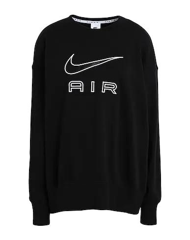 Black Sweatshirt Nike Air Women's Fleece Crew Sweatshirt