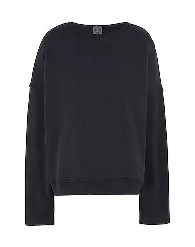 Black Sweatshirt ORGANIC JERSEY L/SLEEVE CREW-NECK SWEATER