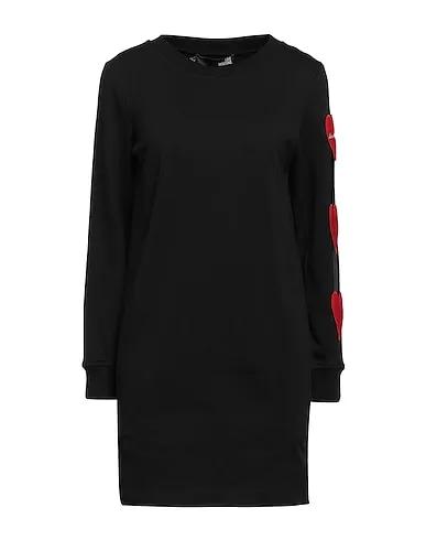 Black Sweatshirt Short dress