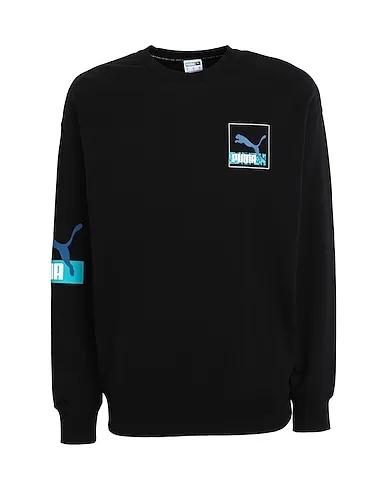 Black Sweatshirt Sweatshirt Brand Love Crew TR
