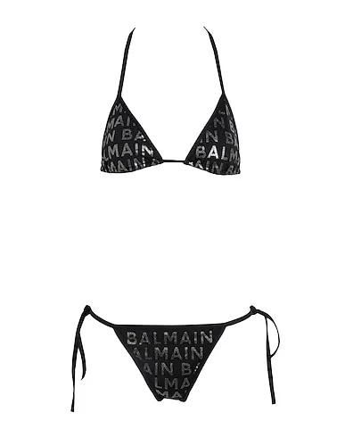 Black Synthetic fabric Bikini TRIANGLE BIKINI