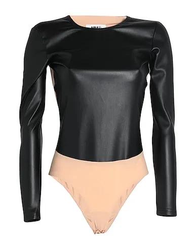 Black Synthetic fabric Bodysuit
