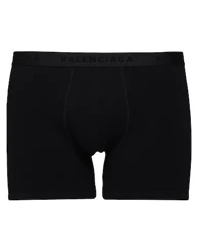 Black Synthetic fabric Boxer