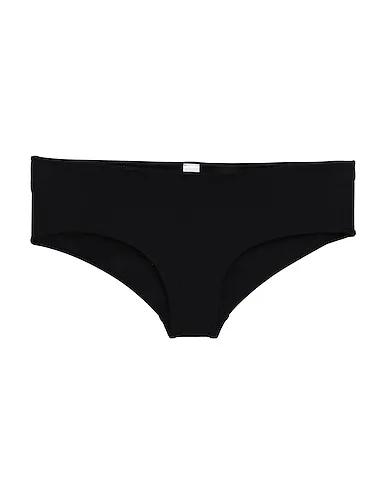 Black Synthetic fabric Brief