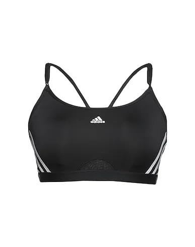 Black Synthetic fabric Crop top AER LS 3S
