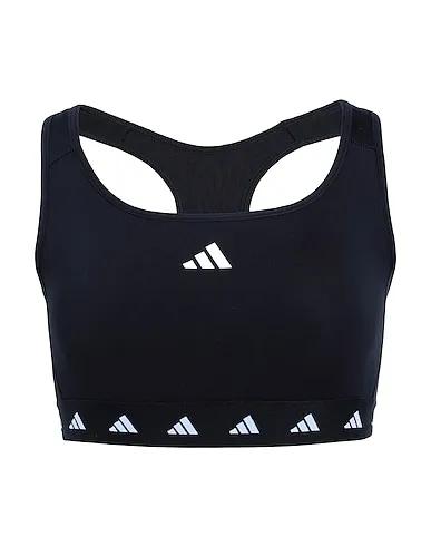 Black Synthetic fabric Crop top PWR MS TF
