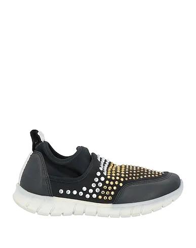 Black Synthetic fabric Sneakers