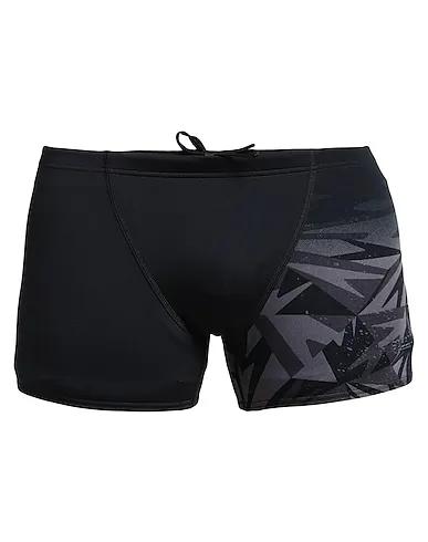Black Synthetic fabric Swim shorts