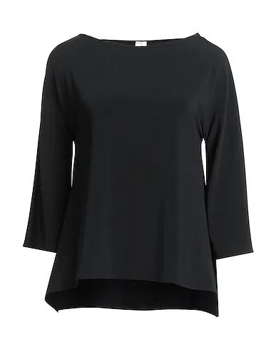 Black Synthetic fabric T-shirt