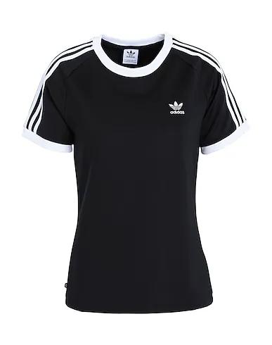 Black Synthetic fabric T-shirt SLIM 3 STR TEE