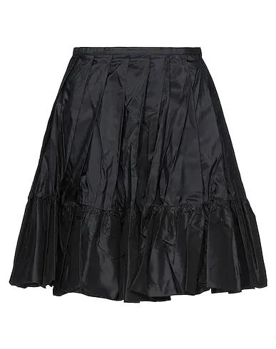 Black Taffeta Mini skirt