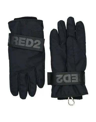 Black Techno fabric Gloves
