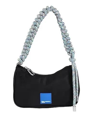 Black Techno fabric Handbag NYLON SM SHB PATCH + STRAP

