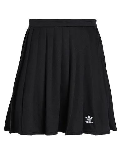 Black Techno fabric Mini skirt SKIRT
