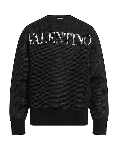Black Techno fabric Sweatshirt