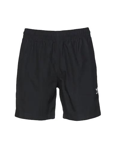 Black Techno fabric Swim shorts 3-STRIPES SWIMS 
