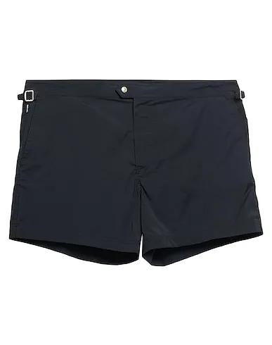 Black Techno fabric Swim shorts