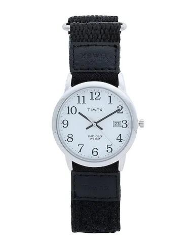 Black Techno fabric Wrist watch