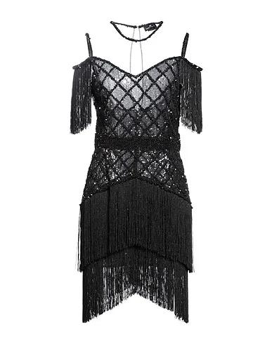 Black Tulle Sequin dress