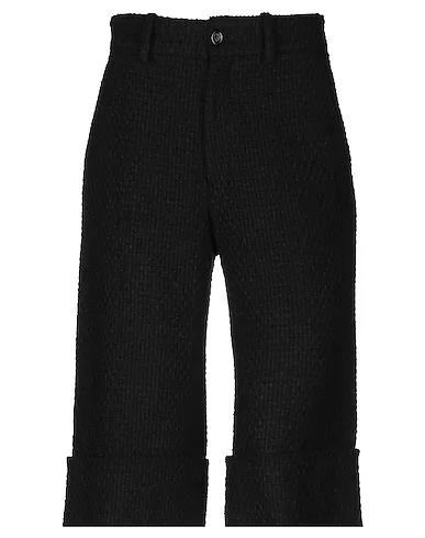 Black Tweed Cropped pants & culottes