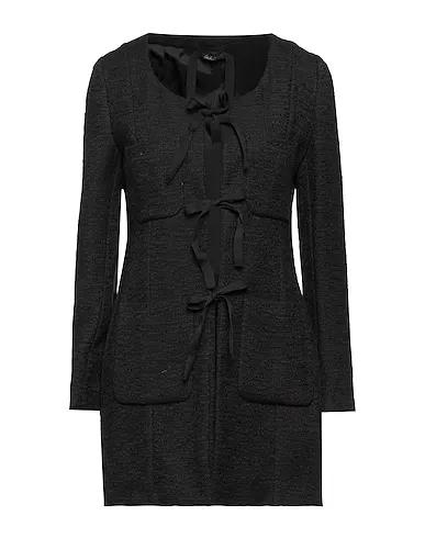 Black Tweed Full-length jacket