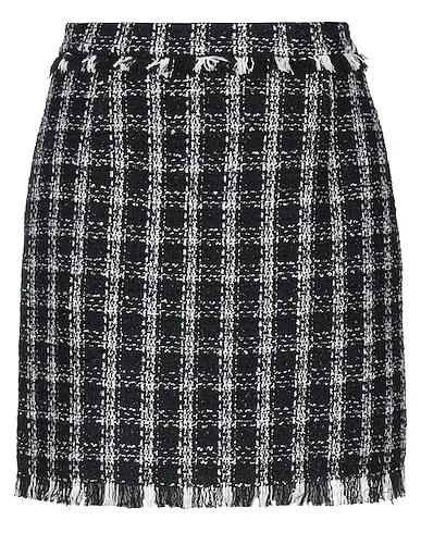 Black Tweed Midi skirt