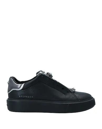 Black Tweed Sneakers
