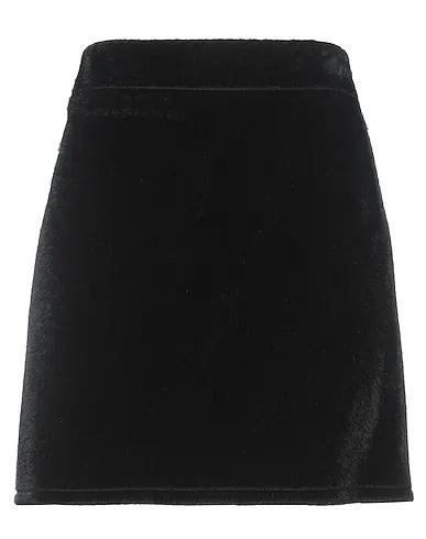 Black Velour Mini skirt