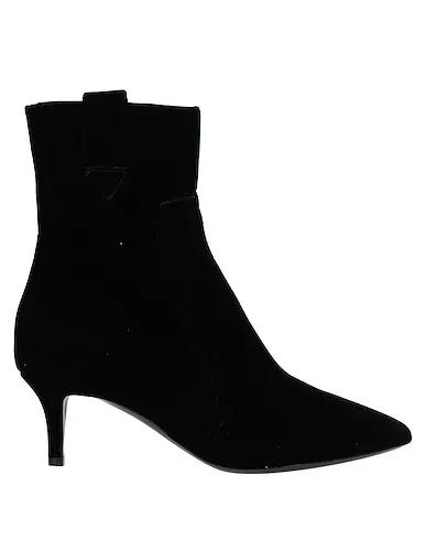 Black Velvet Ankle boot