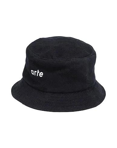 Black Velvet Hat Bell Corduroy Buckethat
