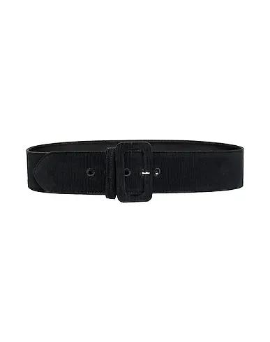 Black Velvet High-waist belt CORDUROY HIGH WAIST BELT
