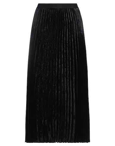 Black Velvet Midi skirt