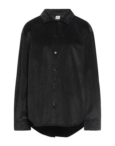 Black Velvet Solid color shirts & blouses