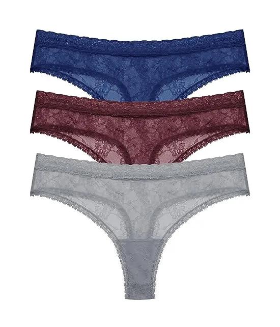 Bliss Allure Lace Thong 3-Pack