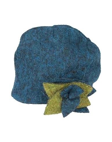 Blue Boiled wool Hat