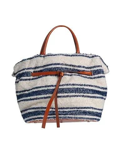 Blue Bouclé Handbag