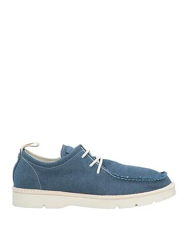 Blue Canvas Laced shoes