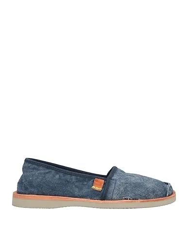 Blue Canvas Loafers