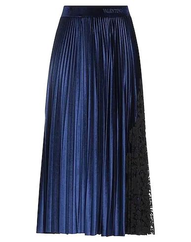 Blue Chenille Midi skirt