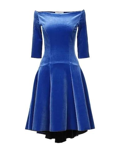 Blue Chenille Short dress