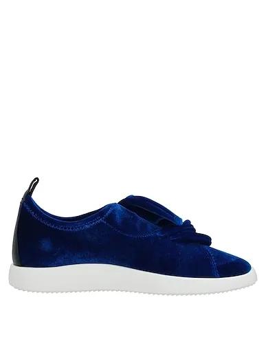 Blue Chenille Sneakers