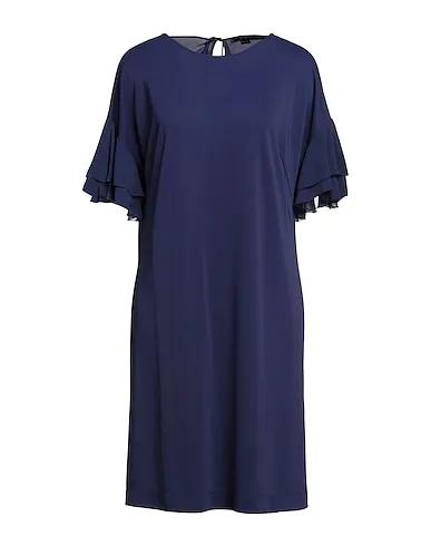 Blue Chiffon Midi dress