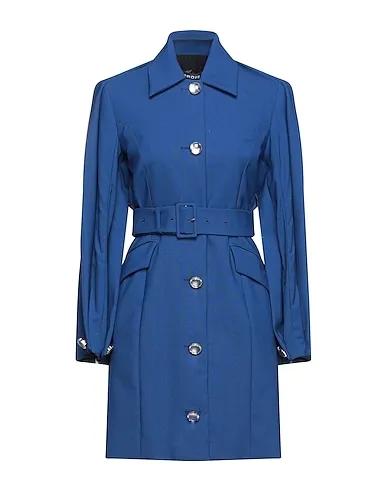 Blue Cool wool Full-length jacket