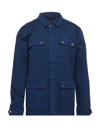 Blue Cotton twill Jacket
