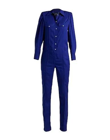 Blue Cotton twill Jumpsuit/one piece