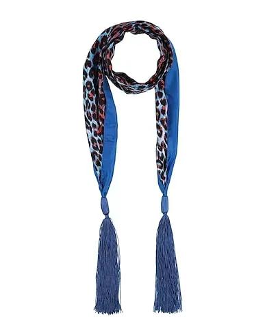 Blue Cotton twill Scarves and foulards