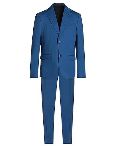 Blue Cotton twill Suits